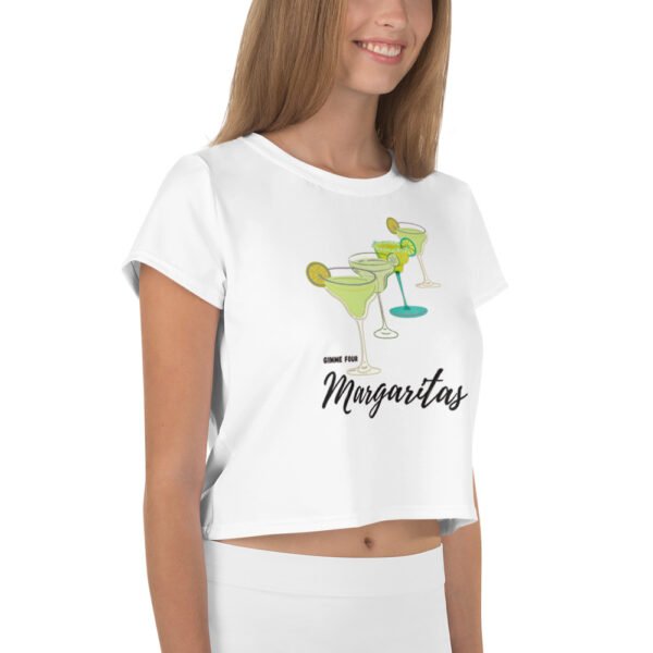 Four Margaritas Crop Tee - Image 5